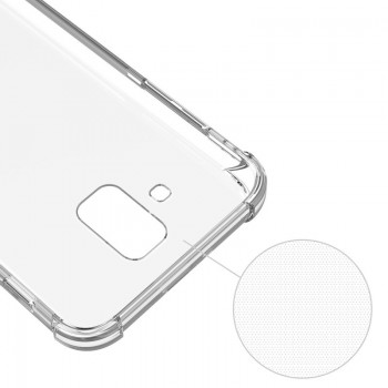 Silikoninis-Anti shock 0.6 mm. storio dėklas (GALAXY A6 2018)